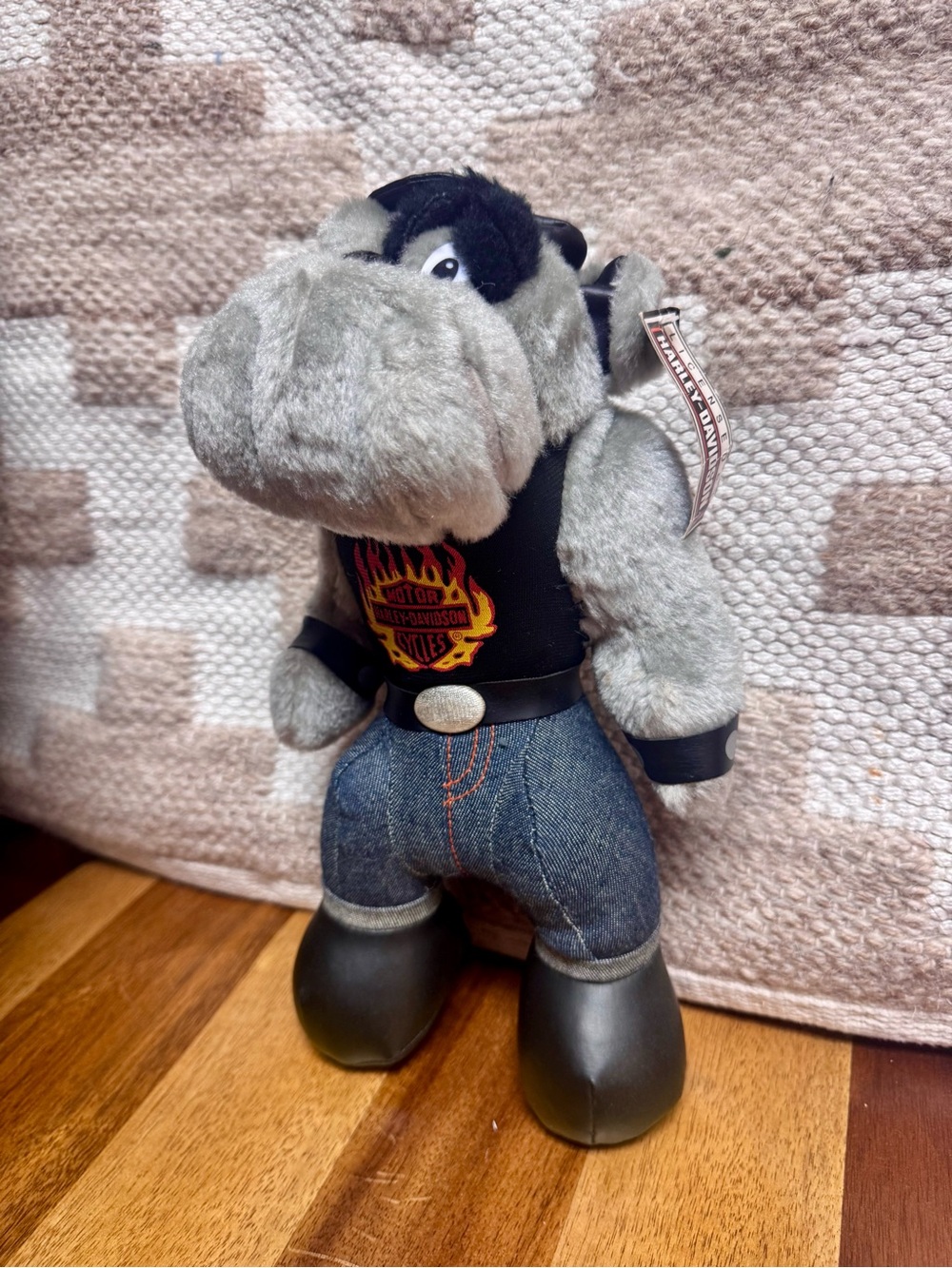 Vintage 1993 Harley Davidson Bulldog Plush